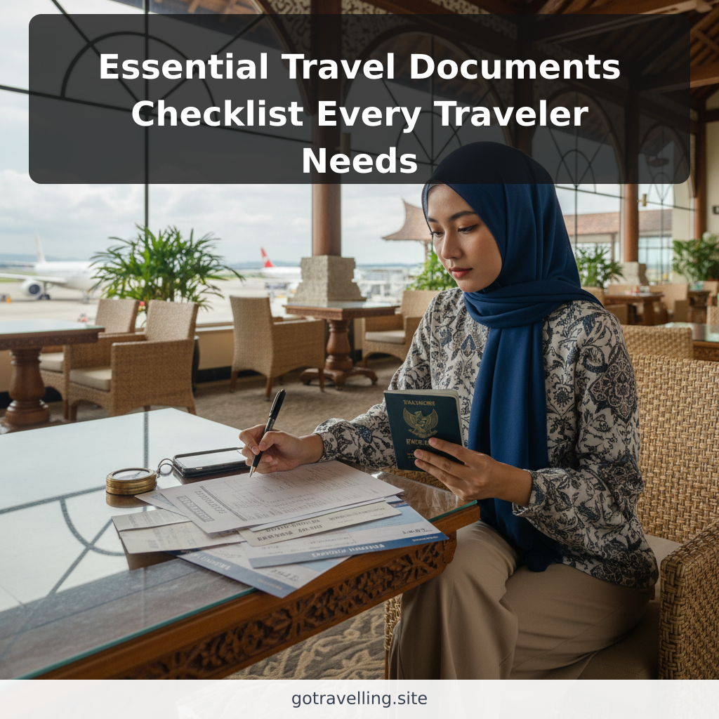 Essential Travel Documents Checklist Every Traveler Needs ilustrasi
