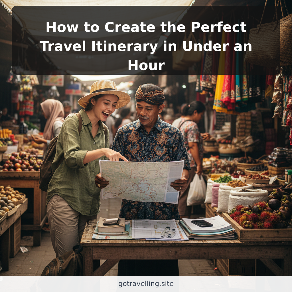 How to Create the Perfect Travel Itinerary in Under an Hour ilustrasi