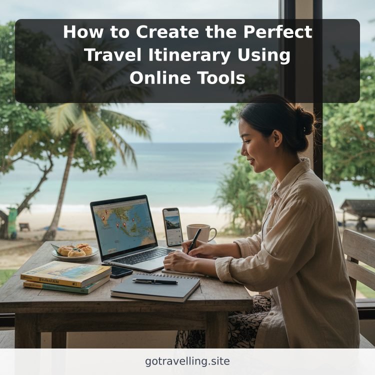 How to Create the Perfect Travel Itinerary Using Online Tools