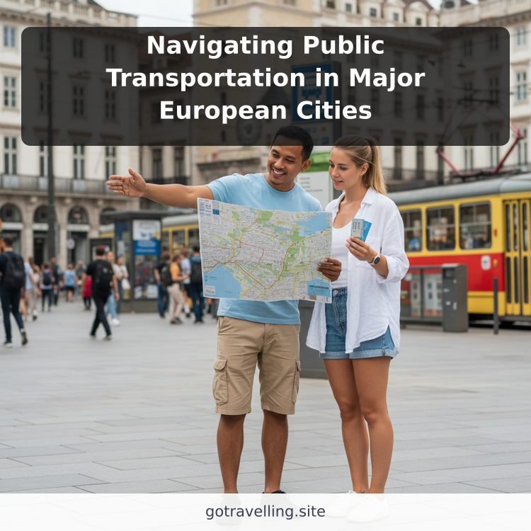 Navigating Public Transportation in Major European Cities ilustrasi