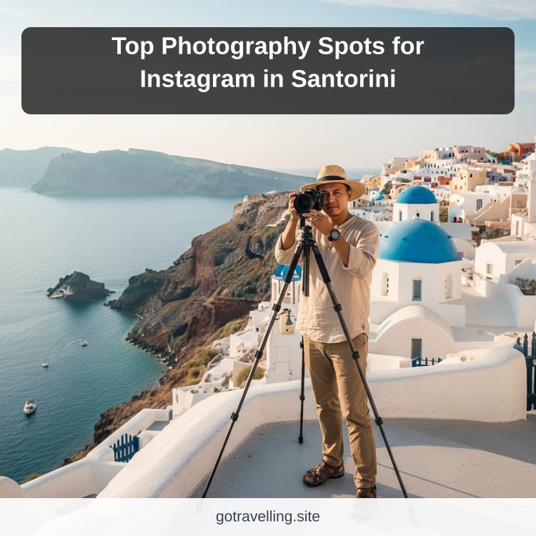 Top Photography Spots for Instagram in Santorini ilustrasi