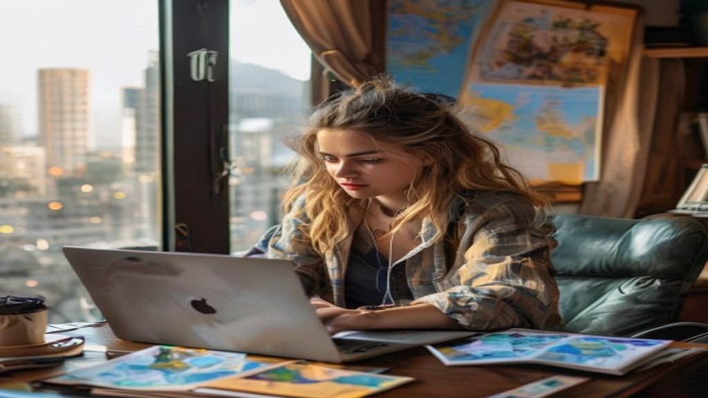 Travel booking website with flights and hotels options