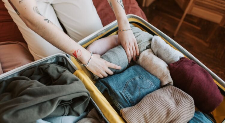 Packing essentials list for travelers before trip departure